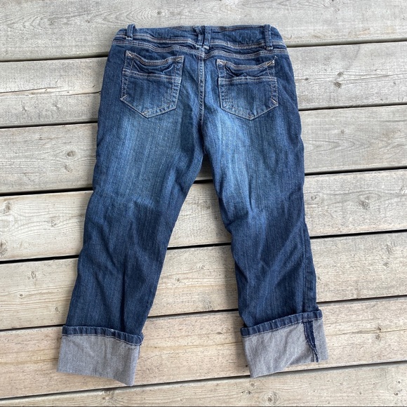 Candy Couture Denim Capris - Picture 5 of 6